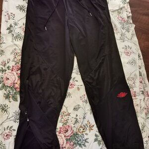 Nike Air Jordan Classic Team Warm Up Pants Black Flise size XXL Men's 0031